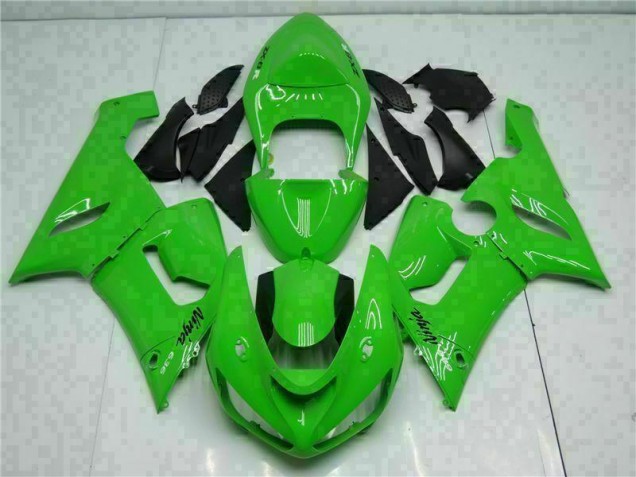 Grün Kawasaki ZX6R 05-06 Motorrad VollVerkleidungen & Plastik Grün Kawasaki ZX6R 05-06 Motorrad VollVerkleidungen & Plastik