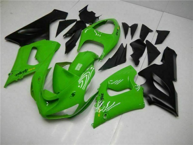Grün Kawasaki ZX6R 05-06 Motorrad Vollverkleidung Grün Kawasaki ZX6R 05-06 Motorrad Vollverkleidung