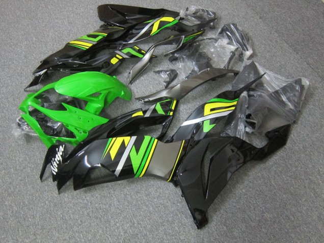 Grün Kawasaki ZX6R 19-23 Motorrad Verkleidungen