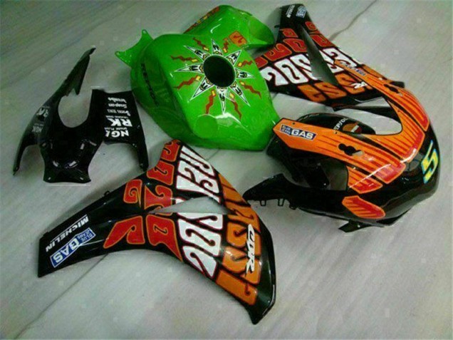 Grün Orange Honda CBR 1000 RR 08-11 Motorrad Verkleidungen