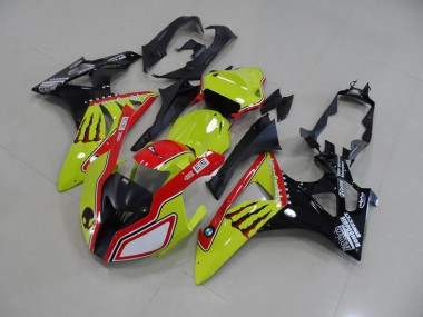 Grün Rot Monster BMW S1000RR 09-14 Motorrad Verkleidungen