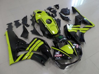 Grün Schwarz Honda CBR 600 RR 13-21 Motorrad Verkleidungen