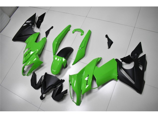 Grün Schwarz Kawasaki EX650 09-11 Motorrad Verkleidungen