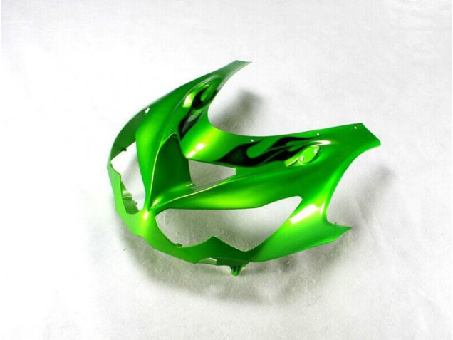 Grün Schwarz Kawasaki ZX14R ZZR 1400 12-21 Motorrad Verkleidungen Grün Schwarz Kawasaki ZX14R ZZR 1400 12-21 Motorrad Verkleidungen