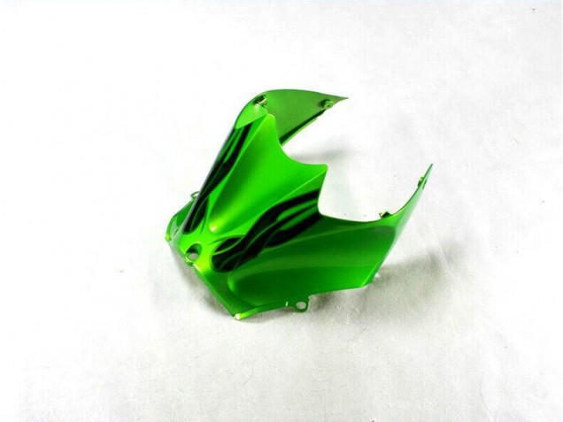 Grün Schwarz Kawasaki ZX14R ZZR 1400 12-21 Motorrad Verkleidungen Grün Schwarz Kawasaki ZX14R ZZR 1400 12-21 Motorrad Verkleidungen
