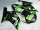 Grün Schwarz Suzuki GSXR 600 / 750 K1 K2 K3 01-03 Motorrad Verkleidungen Grün Schwarz Suzuki GSXR 600 / 750 K1 K2 K3 01-03 Motorrad Verkleidungen
