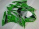 Grün Schwarzer LeoVince Kawasaki ZX6R 09-12 Motorrad Verkleidungen Grün Schwarzer LeoVince Kawasaki ZX6R 09-12 Motorrad Verkleidungen