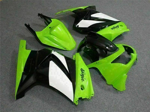 Grün Schwarzer Ninja Kawasaki EX250 08-12 Motorrad Verkleidungen Grün Schwarzer Ninja Kawasaki EX250 08-12 Motorrad Verkleidungen