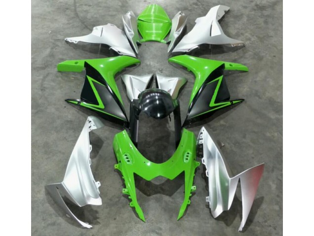 Grün Silber Suzuki GSXR 600 / 750 K11 11-24 Motorrad Verkleidungen Grün Silber Suzuki GSXR 600 / 750 K11 11-24 Motorrad Verkleidungen
