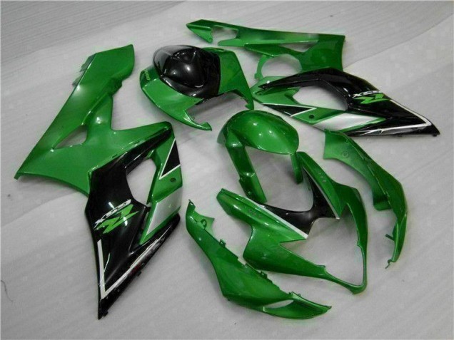 Grün Suzuki GSXR 1000 K5 05-06 Motorrad Verkleidung Grün Suzuki GSXR 1000 K5 05-06 Motorrad Verkleidung
