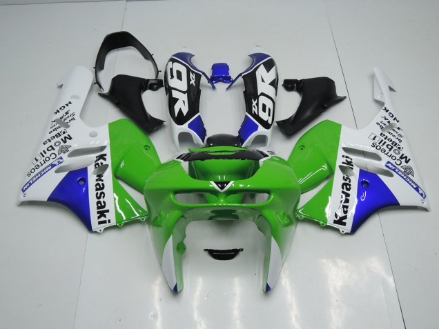 Grün Weiß Kawasaki ZX9R 94-97 Motorrad Verkleidungen