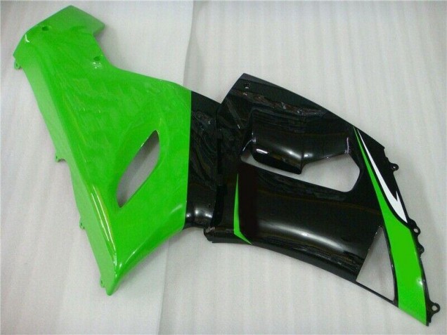 Grün Weiß Schwarz Kawasaki ZX6R 05-06 Motorrad Verkleidungen Grün Weiß Schwarz Kawasaki ZX6R 05-06 Motorrad Verkleidungen