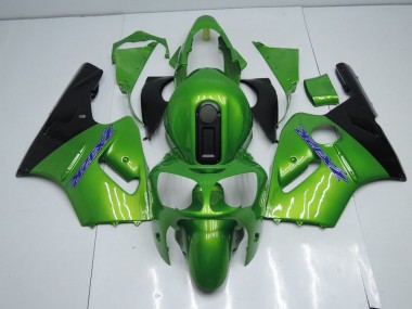 Grün und Schwarz Kawasaki ZX12R 00-01 Motorrad Verkleidungen
