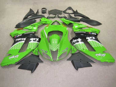 Grüne Berührung 4 Kawasaki ZX6R 07-08 Motorrad Verkleidungen