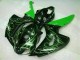 Grüne Flamme Schwarz Honda CBR 1000 RR 06-07 Motorrad Verkleidungen