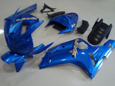 Hell blau Kawasaki ZX6R 03-04 Motorrad Verkleidungen