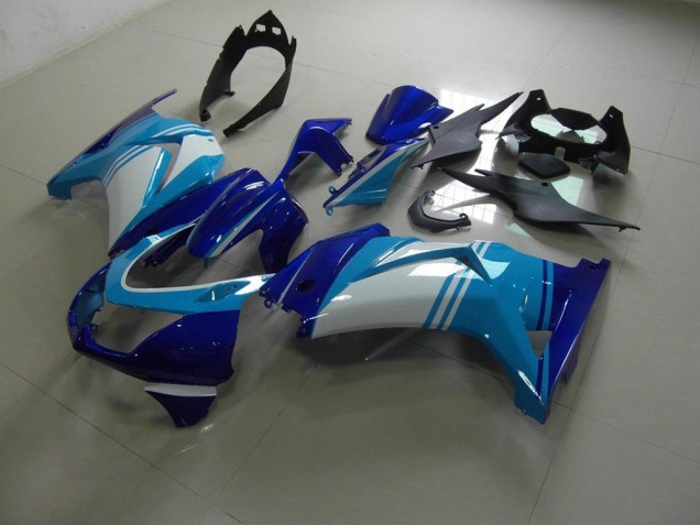 Hell und Dunkelblau Kawasaki ZX 250R 08-12 Motorrad Verkleidungen Hell und Dunkelblau Kawasaki ZX 250R 08-12 Motorrad Verkleidungen