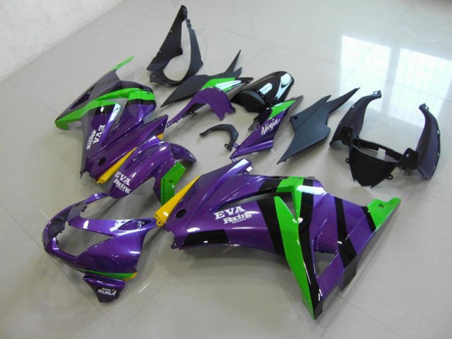 Lila EVA Rennen Kawasaki ZX 250R 08-12 Motorrad Verkleidungen Lila EVA Rennen Kawasaki ZX 250R 08-12 Motorrad Verkleidungen