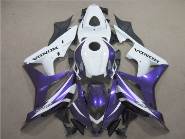 Lila Weiß Honda CBR 600 RR 07-08 Motorrad Verkleidungen