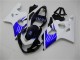 Erschwingliche Suzuki GSXR 600/750 Motorrad Verkleidung 2004-2005 - Weiss Blau Schwarz