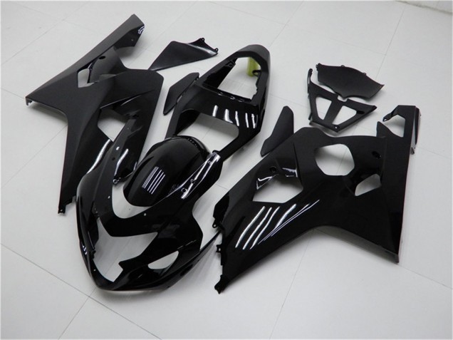 Erschwingliche Suzuki GSXR 600/750 Motorrad Verkleidung 2004-2005 - Glanzendes Schwarz