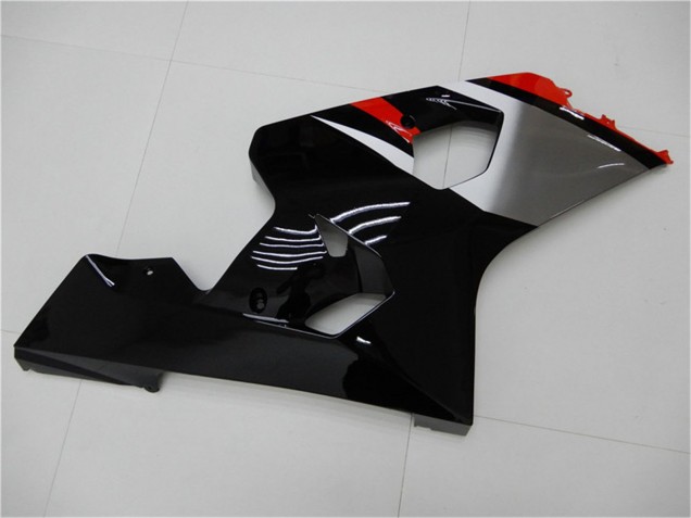 Erschwingliche Suzuki GSXR 600/750 Motorrad Verkleidung 2004-2005 - Rot Silber Schwarz
