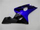 Erschwingliche Suzuki GSXR 600/750 Motorrad Verkleidung 2004-2005 - Blau Glanzendes Schwarz