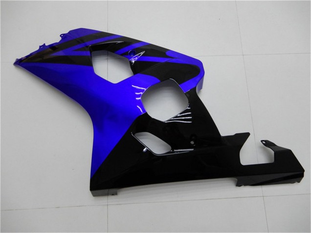 Erschwingliche Suzuki GSXR 600/750 Motorrad Verkleidung 2004-2005 - Blau Glanzendes Schwarz