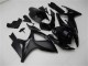 Erschwingliche Suzuki GSXR 600/750 Motorrad Verkleidung 2006-2007 - Matt Schwarz Glanzendes Schwarz