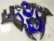 Erschwingliche Suzuki GSXR 600/750 Motorrad Verkleidung 2006-2007 - Blau Matt Schwarz