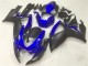 Erschwingliche Suzuki GSXR 600/750 Motorrad Verkleidung 2006-2007 - Blau Matt Schwarz