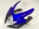 Erschwingliche Suzuki GSXR 600/750 Motorrad Verkleidung 2006-2007 - Blau Matt Schwarz