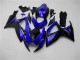 Erschwingliche Suzuki GSXR 600/750 Motorrad Verkleidung 2006-2007 - Blau Glanzendes Schwarz