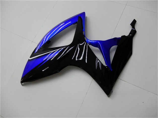 Erschwingliche Suzuki GSXR 600/750 Motorrad Verkleidung 2006-2007 - Blau Glanzendes Schwarz