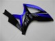 Erschwingliche Suzuki GSXR 600/750 Motorrad Verkleidung 2006-2007 - Blau Glanzendes Schwarz