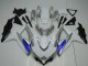 Erschwingliche Suzuki GSXR 600/750 Motorrad Verkleidung 2008-2010 - Silber Weiss Blau Schwarz