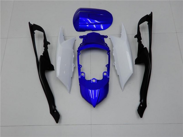 Erschwingliche Suzuki GSXR 600/750 Motorrad Verkleidung 2008-2010 - Weiss Blau Schwarz Rot Linie