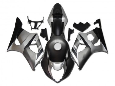 Erschwingliche Suzuki GSXR 1000 Motorrad Verkleidung 2003-2004 - Silber Grau Schwarz