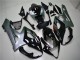 Erschwingliche Suzuki GSXR 1000 Motorrad Verkleidung 2005-2006 - Glanzendes Schwarz Silber