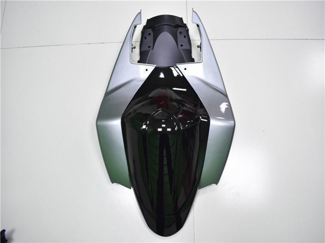 Erschwingliche Suzuki GSXR 1000 Motorrad Verkleidung 2005-2006 - Glanzendes Schwarz Silber