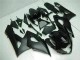 Erschwingliche Suzuki GSXR 1000 Motorrad Verkleidung 2005-2006 - Glanzendes Schwarz Matt Schwarz