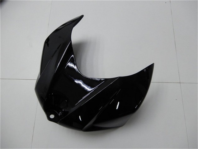 Erschwingliche Suzuki GSXR 1000 Motorrad Verkleidung 2007-2008 - Glanzendes Schwarz Matt Schwarz Kein Aufkleber