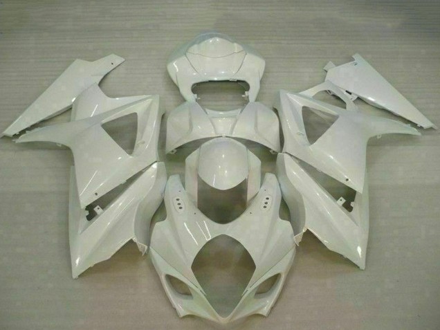 Erschwingliche Suzuki GSXR 1000 Motorrad Verkleidung 2007-2008 - Weiss