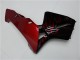 Erschwingliche Honda CBR600RR Motorrad Verkleidung Kit 2005-2006 - Glanzendes Schwarz Rot Flamme