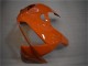 Erschwingliche Honda CBR600RR Motorrad Verkleidung 2005-2006 - Orange Schwarz Flamme