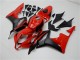 Erschwingliche Honda CBR600RR Motorrad Verkleidung 2007-2008 - Rot Matt Schwarz