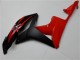 Erschwingliche Honda CBR600RR Motorrad Verkleidung 2007-2008 - Rot Matt Schwarz