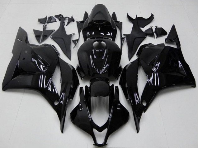 Erschwingliche Honda CBR600RR Motorrad Verkleidung Kit 2009-2012 - Glanzendes Schwarz
