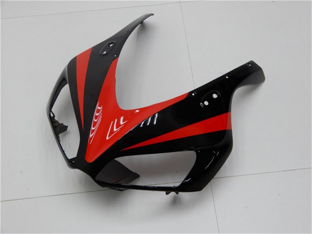 Erschwingliche Honda CBR1000RR Motorrad Verkleidungen Kit 2006-2007 - Rot Glanzendes Schwarz
