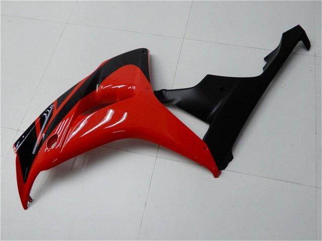 Erschwingliche Honda CBR1000RR Motorrad Verkleidungen Kit 2006-2007 - Rot Glanzendes Schwarz